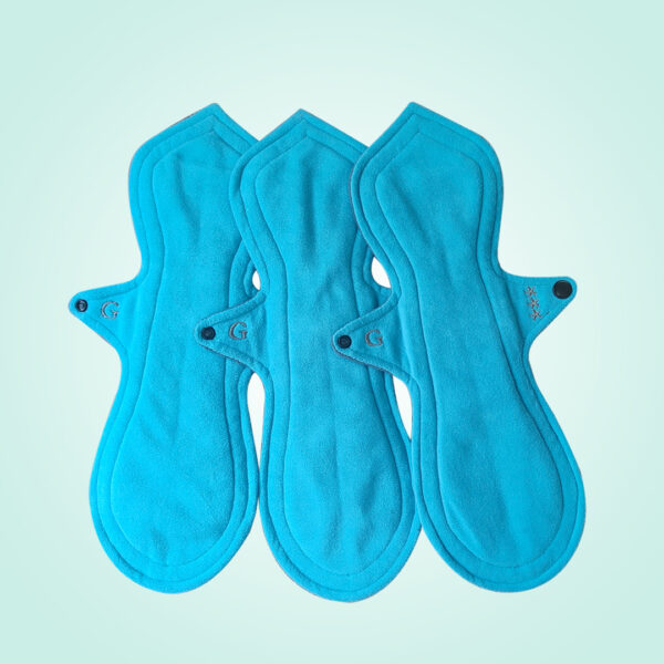 Reusable Cloth Pads for Urine Leaks - Blue / Gray