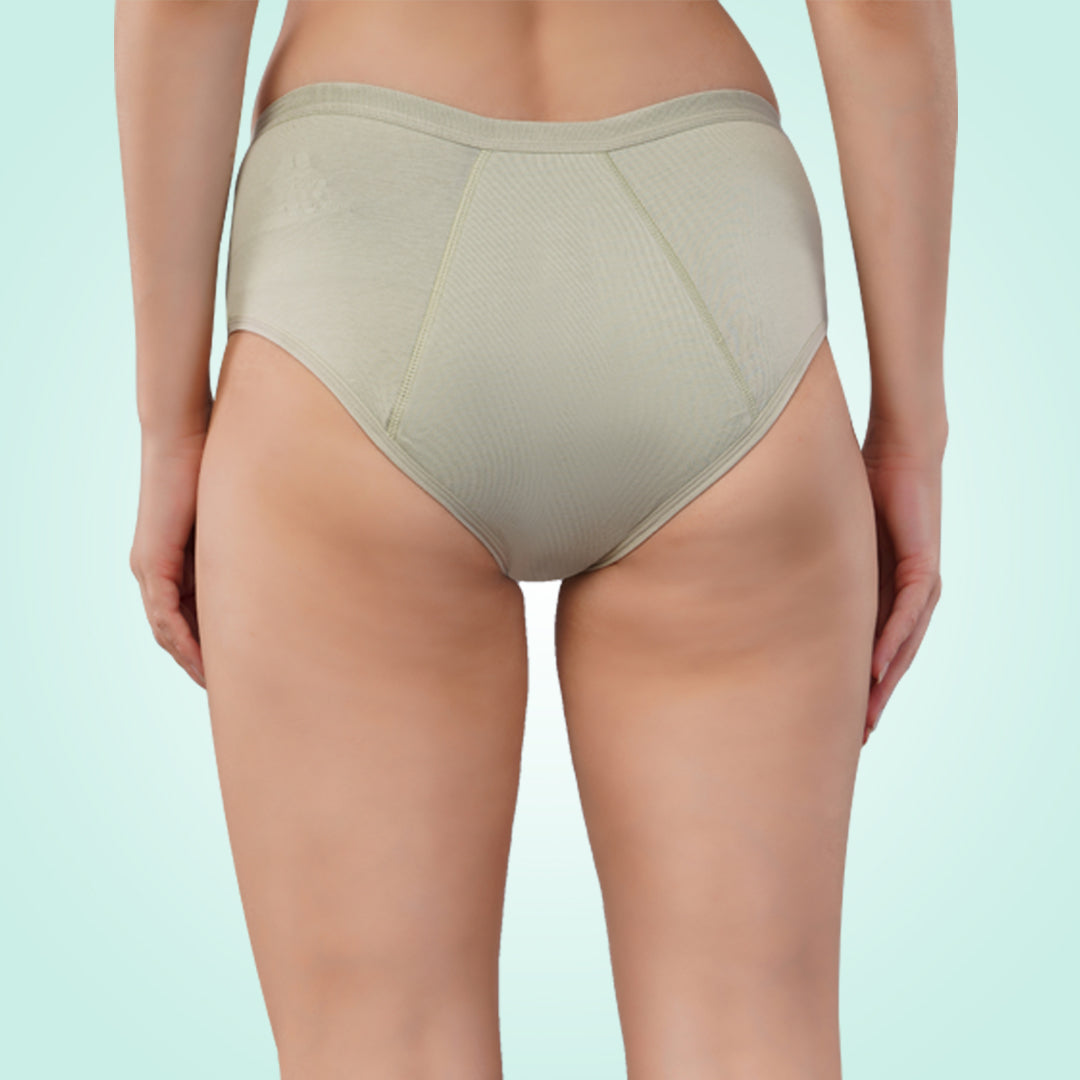 Cotton Period Panty (Hipster) (1 pc)Fig Green
