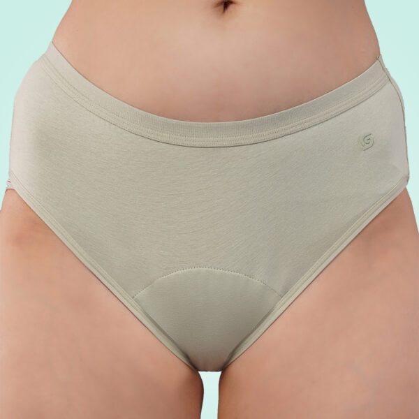 Cotton Period Panty (Hipster) (1 pc)Fig Green