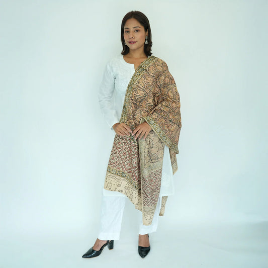 Women's Kalamkari Cotton Stole