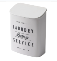 Iron Laundry Box With Brush Set of 3