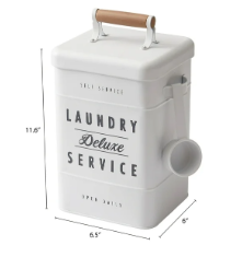 Iron Laundry Box With Spoon Set of 3