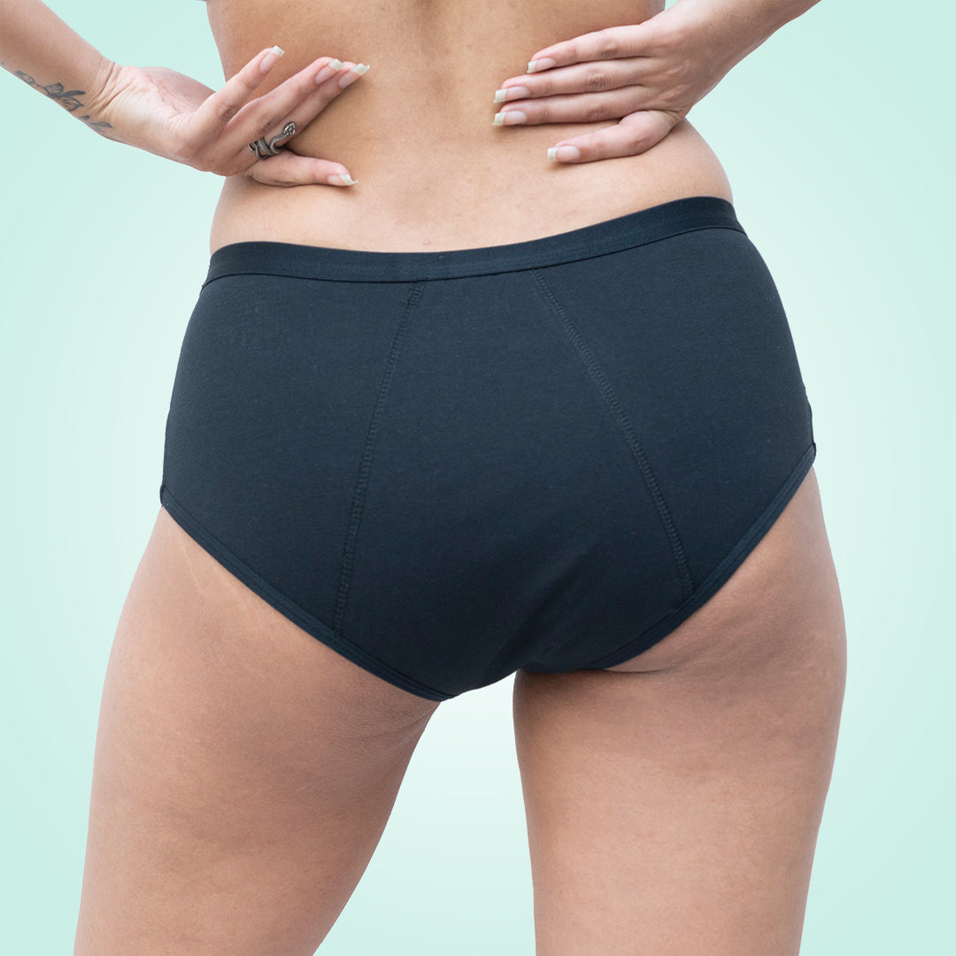 Discharge Undies (Organic Cotton) (Brief) Black