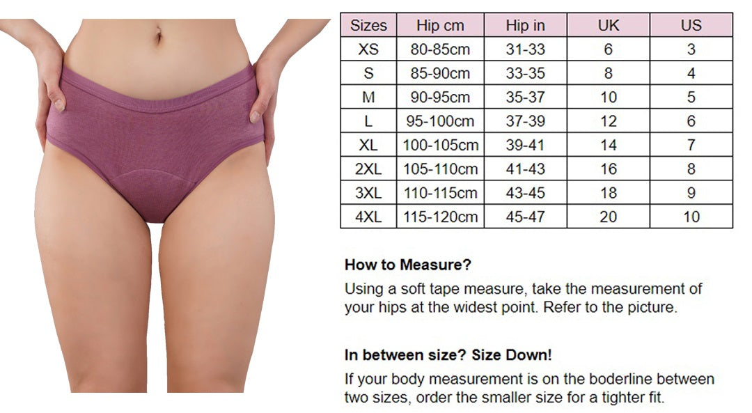 Cotton Urine Leak Panty (Hipster) (1 pc) Blush Pink