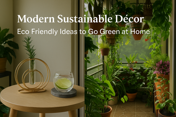 Modern Sustainable Décor: Eco Friendly Ideas to Go Green at Home