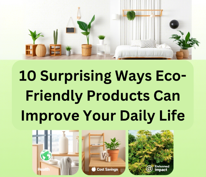 10 Surprising Ways Eco-Friendly Products Can Improve Your Daily Life
