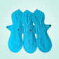 Reusable Cloth Pads for Urine Leaks - Blue / Gray