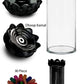 Shivling Cylinder Glass Backflow Smoke Fountain