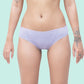 Organic Everyday Undies (Bikini) (6pc)  Green Fig, Lavender Checks , Lavender