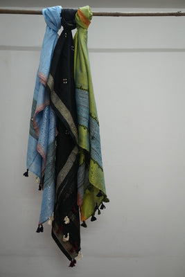 Chanderi Embroidery Dupatta