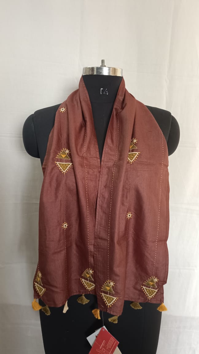 Radiant Reflections Chanderi Stole