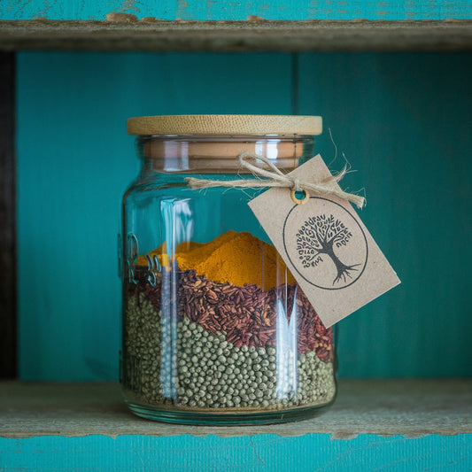 Glass Jar Spices