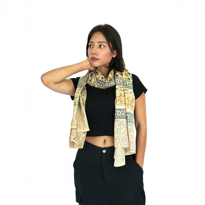 Women's Kalamkari Cotton Stole