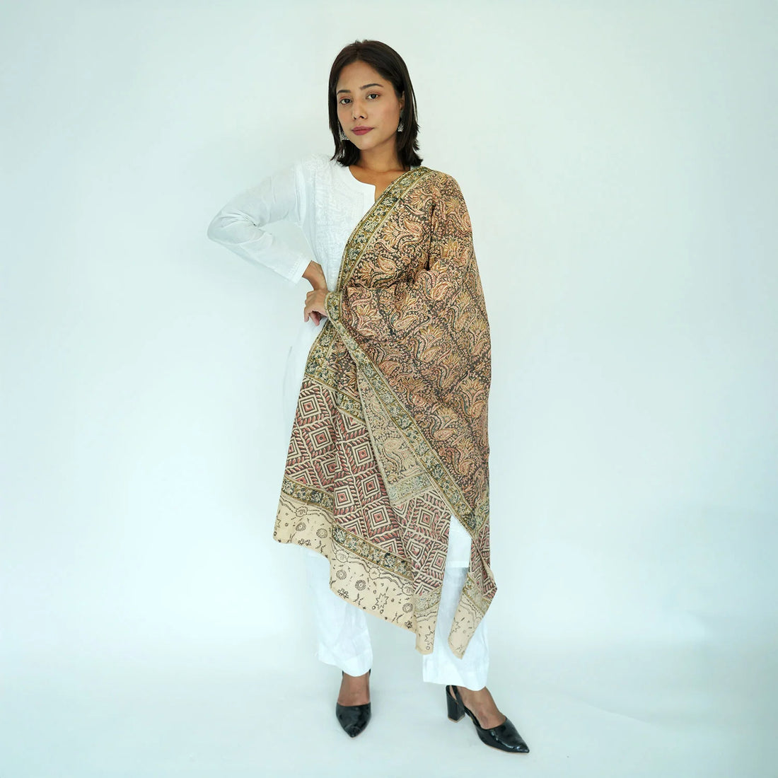 Women's Kalamkari Cotton Stole