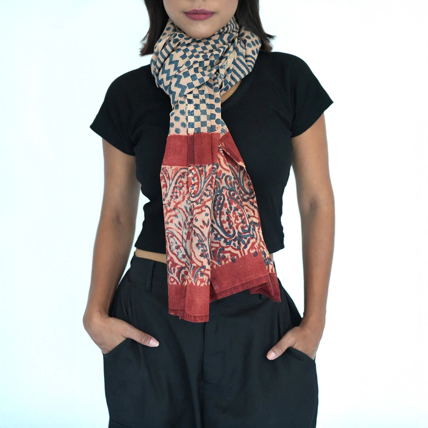 Women's Kalamkari Cotton Stole