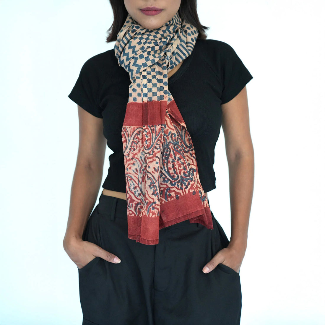 Women's Kalamkari Cotton Stole