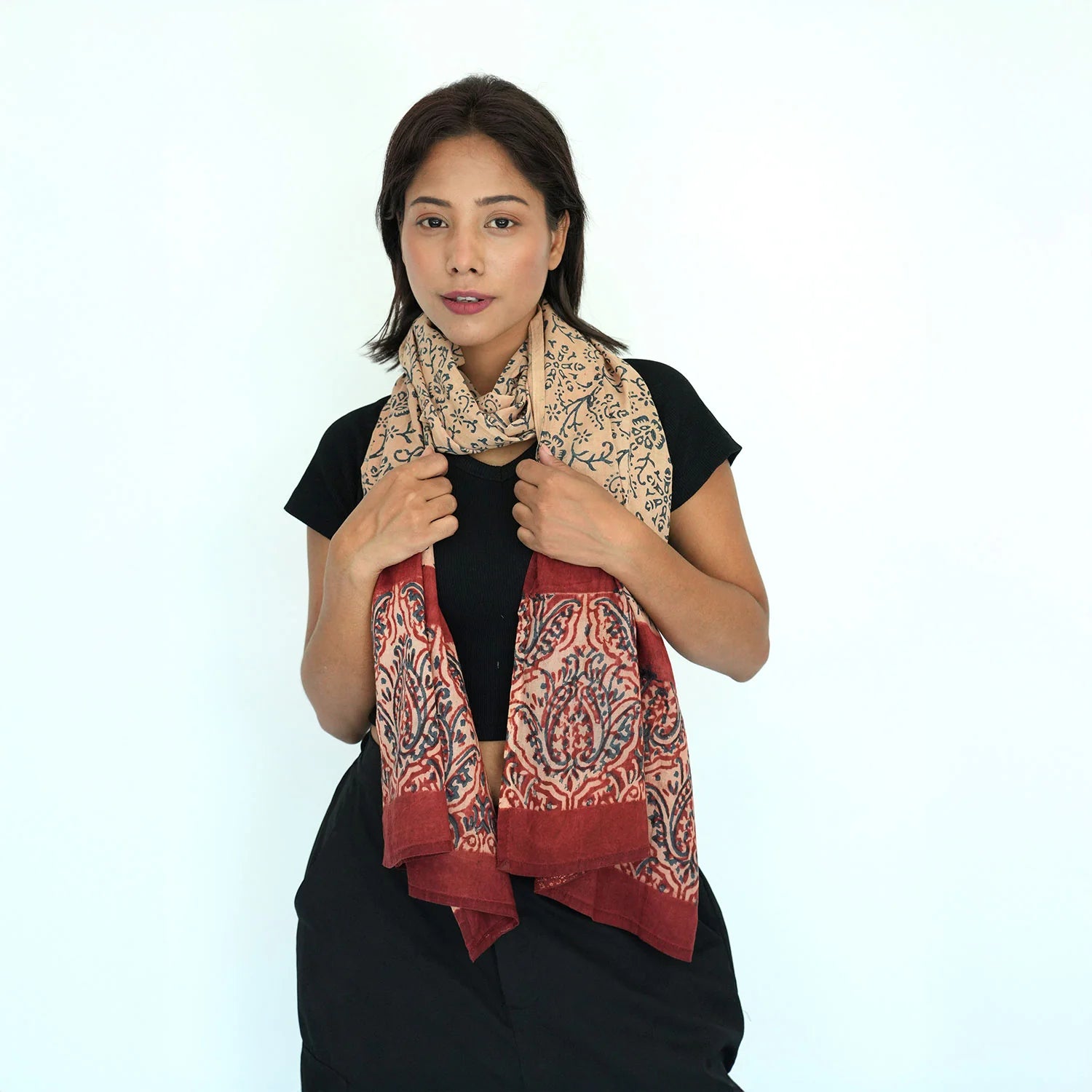 Women's Kalamkari Cotton Stole
