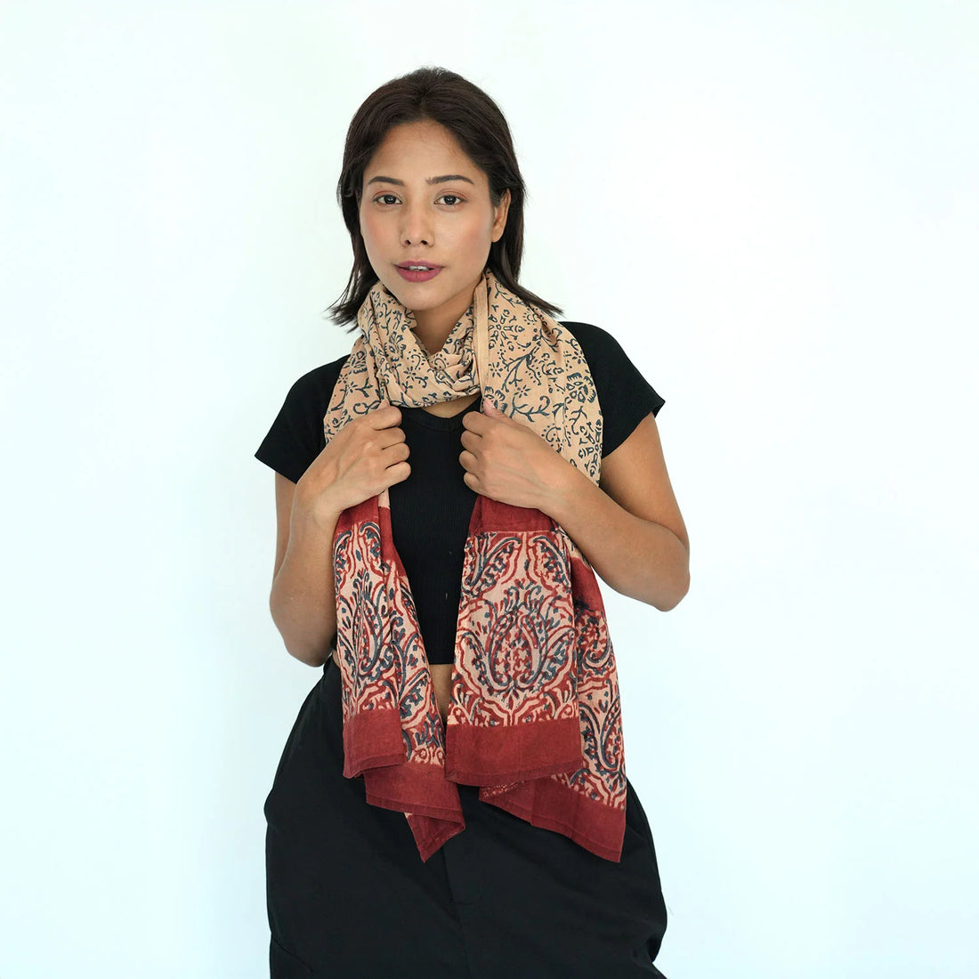 Women's Kalamkari Cotton Stole