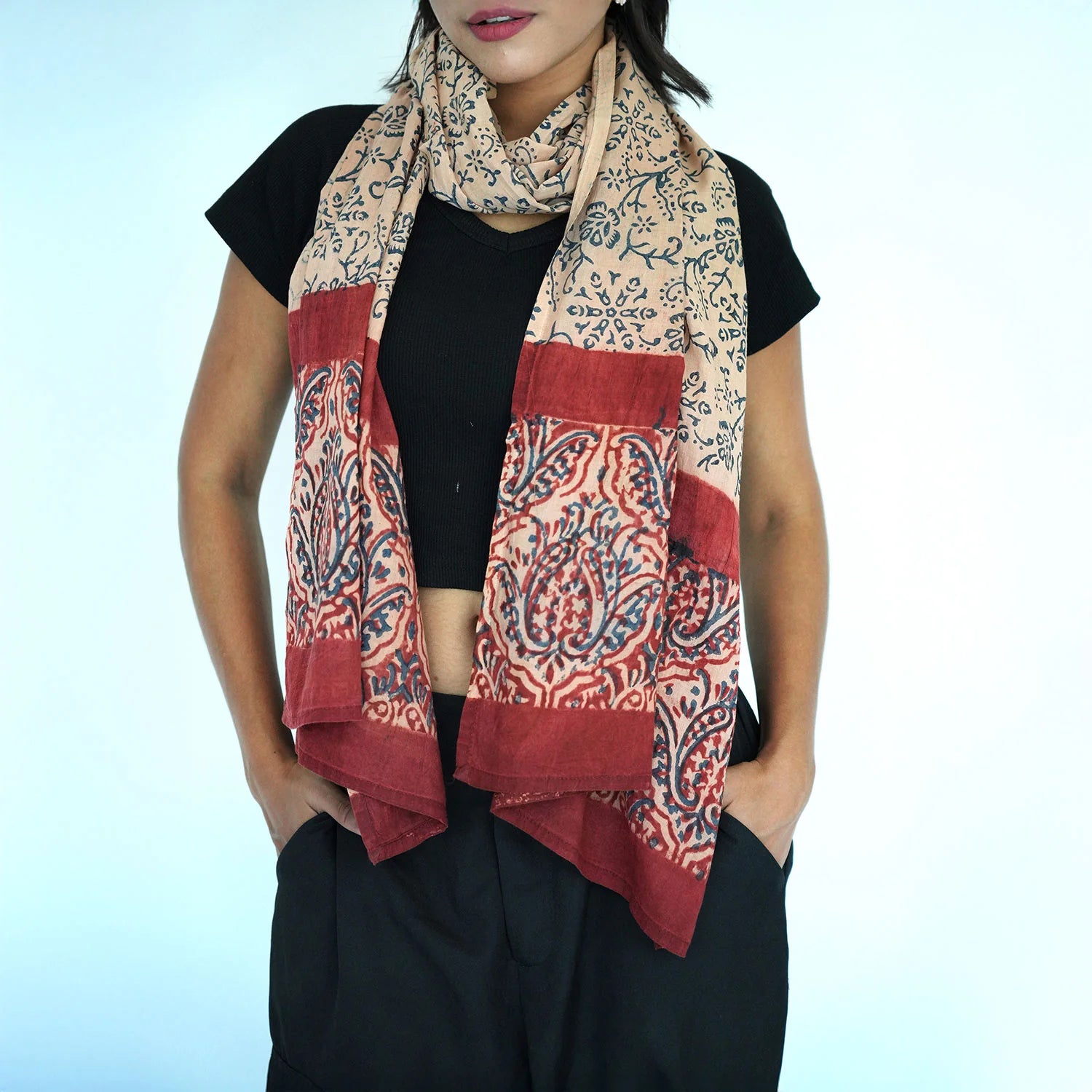 Women's Kalamkari Cotton Stole
