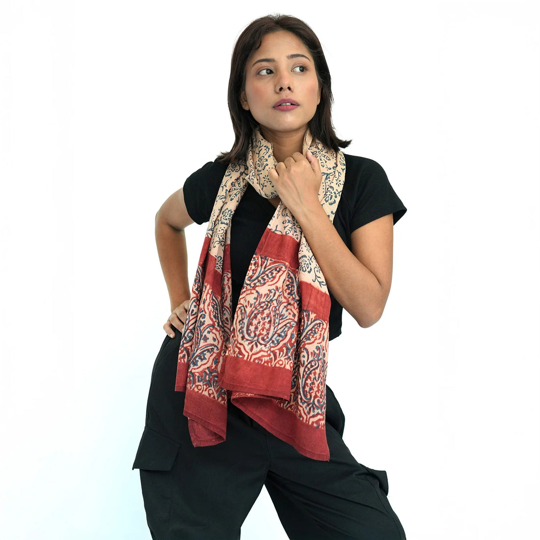 Women's Kalamkari Cotton Stole
