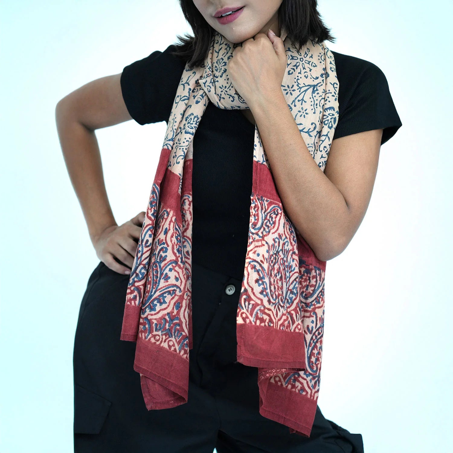 Women's Kalamkari Cotton Stole