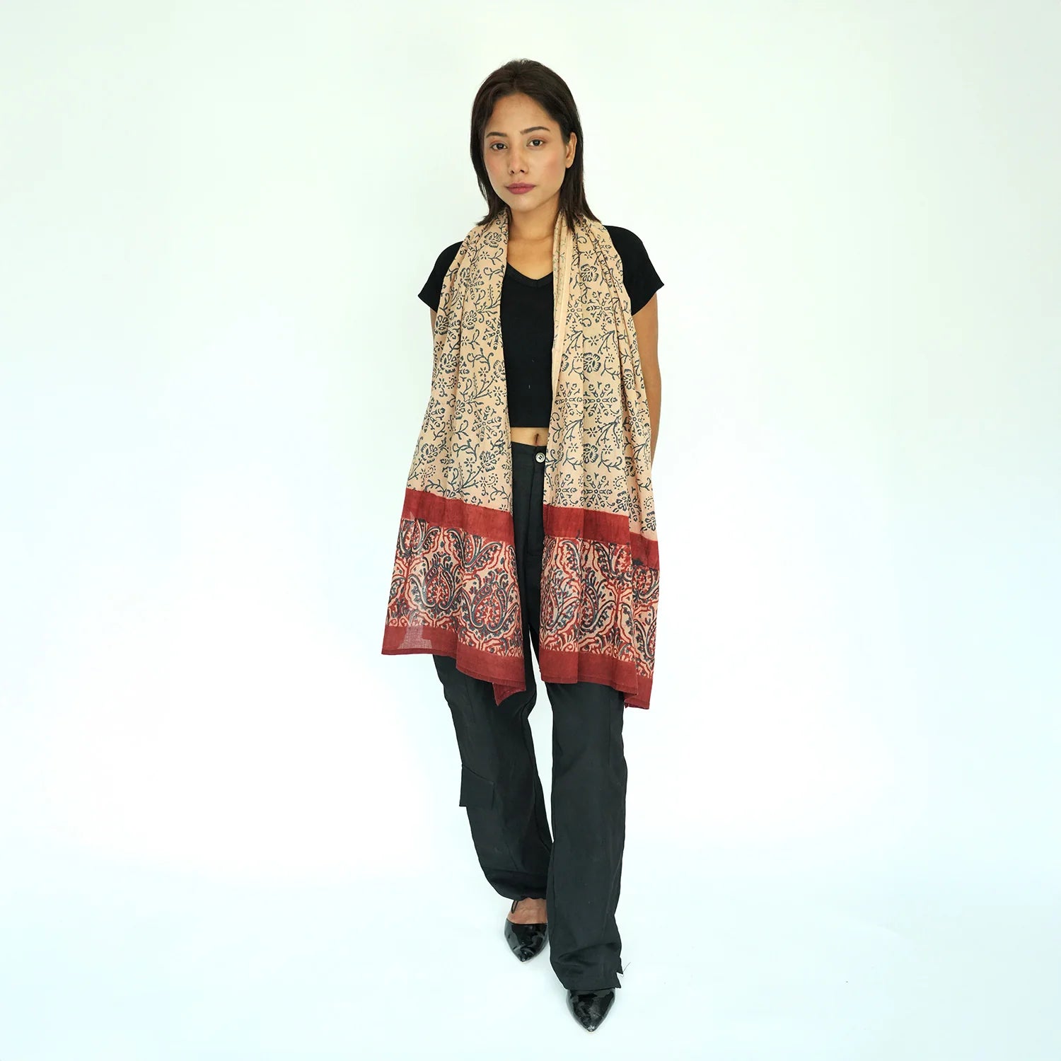 Women's Kalamkari Cotton Stole