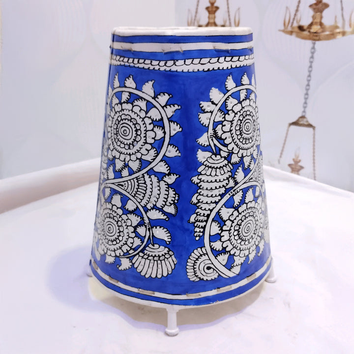 Lamp Shades  Round Blue Flower