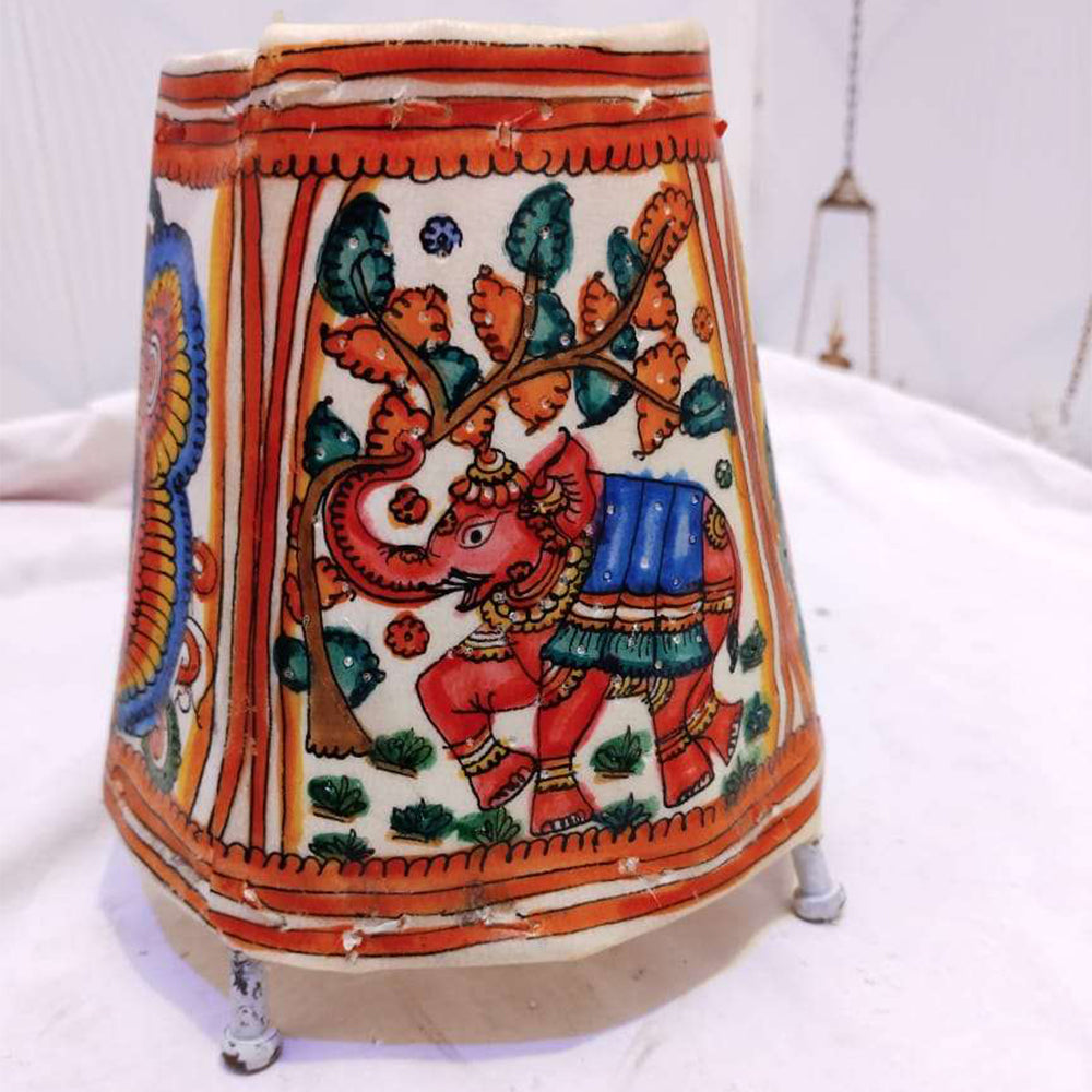 Lamp Shades Square Red  Elephant