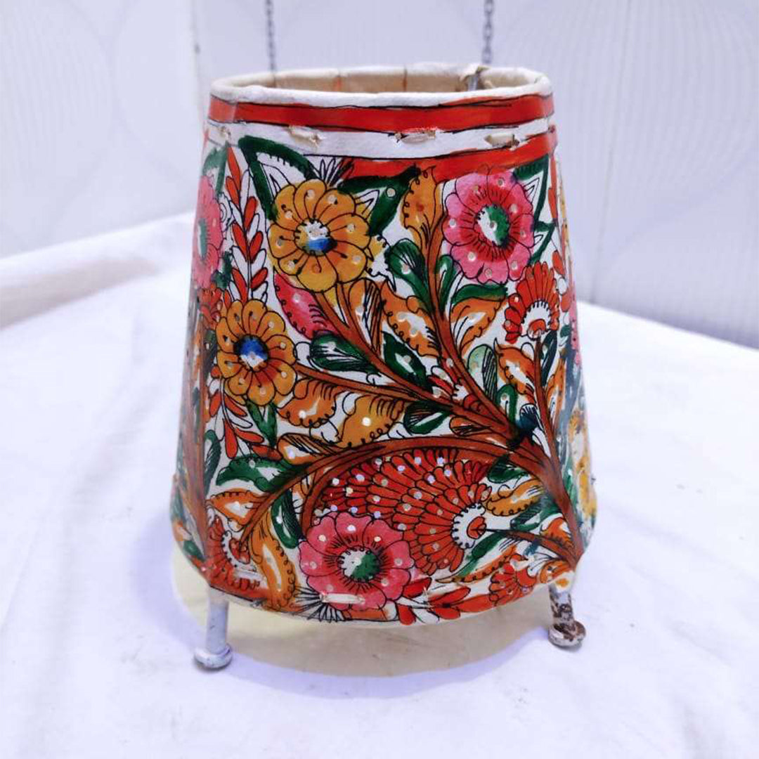 Lamp Shades Round Blooming Leaves