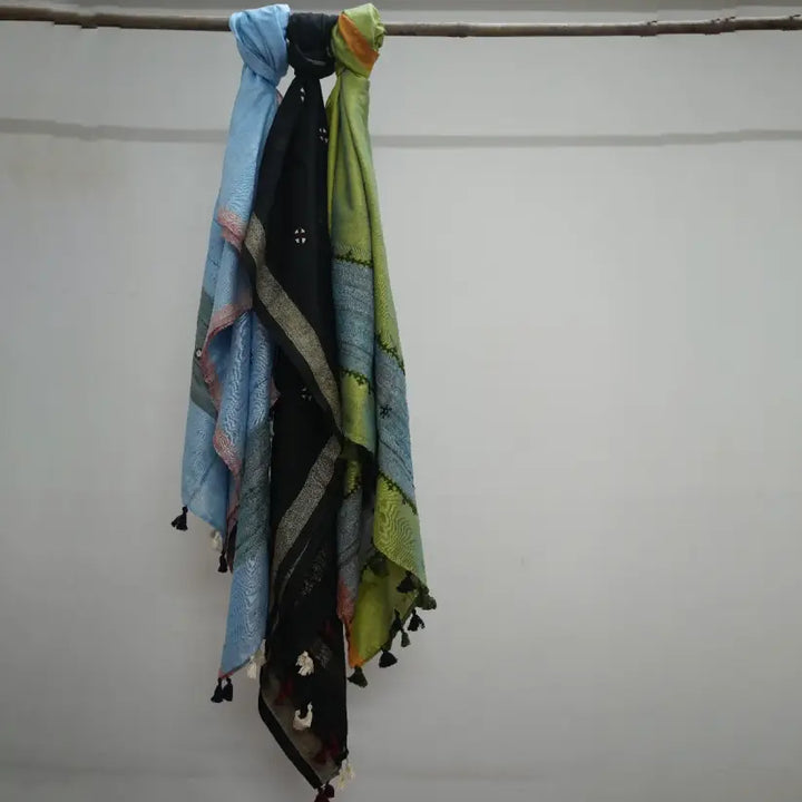 Chanderi Embroidery Dupatta