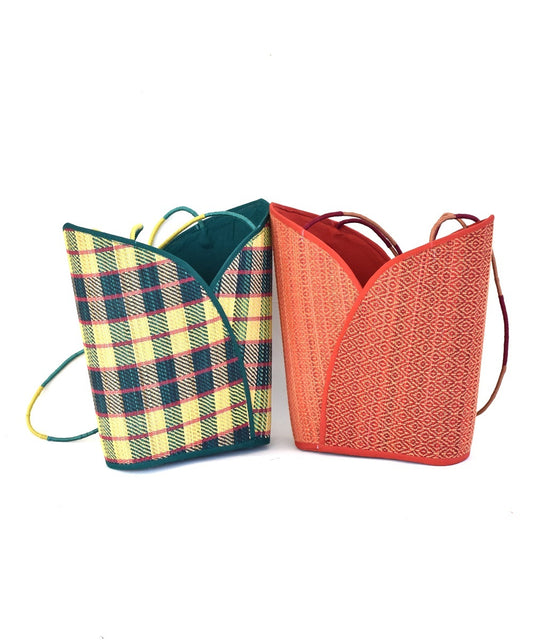 Handcrafted Eco-Friendly Lotus Bag Product Code: LB01