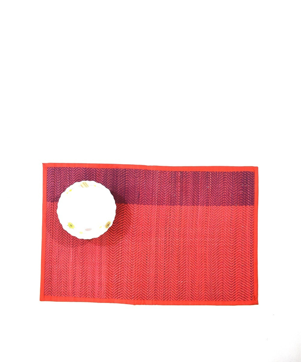 Handcrafted Eco-Friendly Table Mat Set (Colour) – 6 Placemats + 1 Table Runner