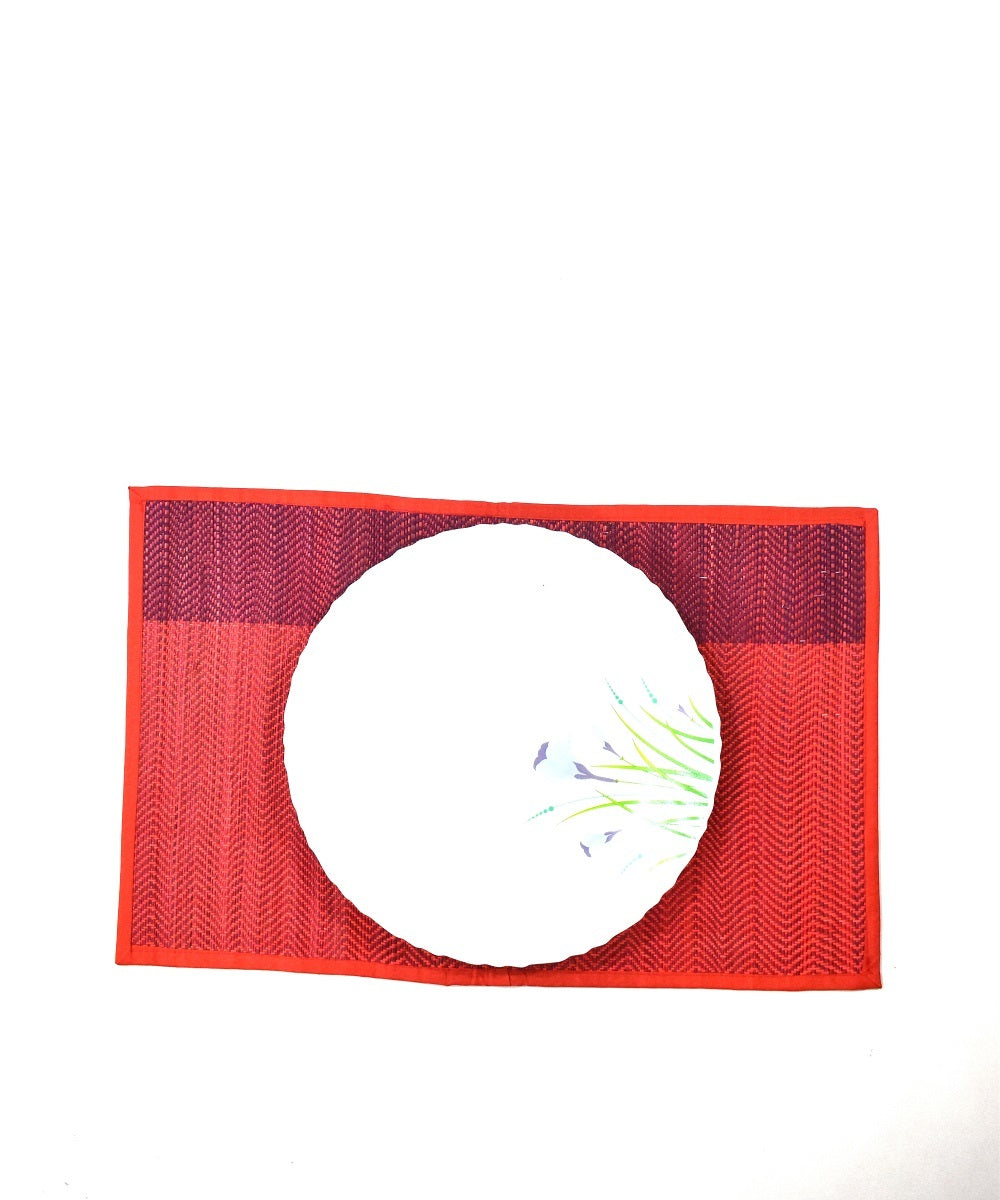 Handcrafted Eco-Friendly Table Mat Set (Colour) – 6 Placemats + 1 Table Runner