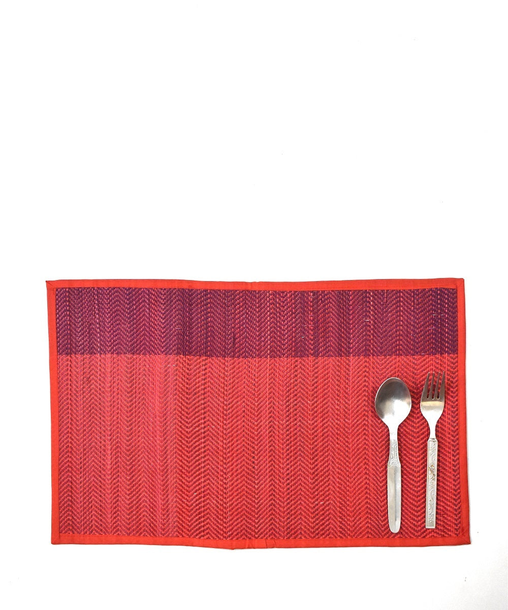 Handcrafted Eco-Friendly Table Mat Set (Colour) – 6 Placemats + 1 Table Runner