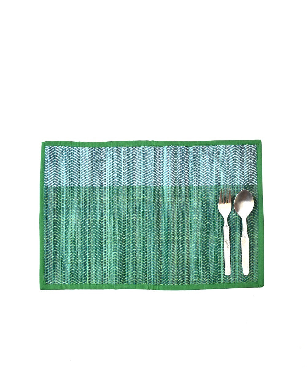 Handcrafted Eco-Friendly Table Mat Set (Colour) – 6 Placemats + 1 Table Runner