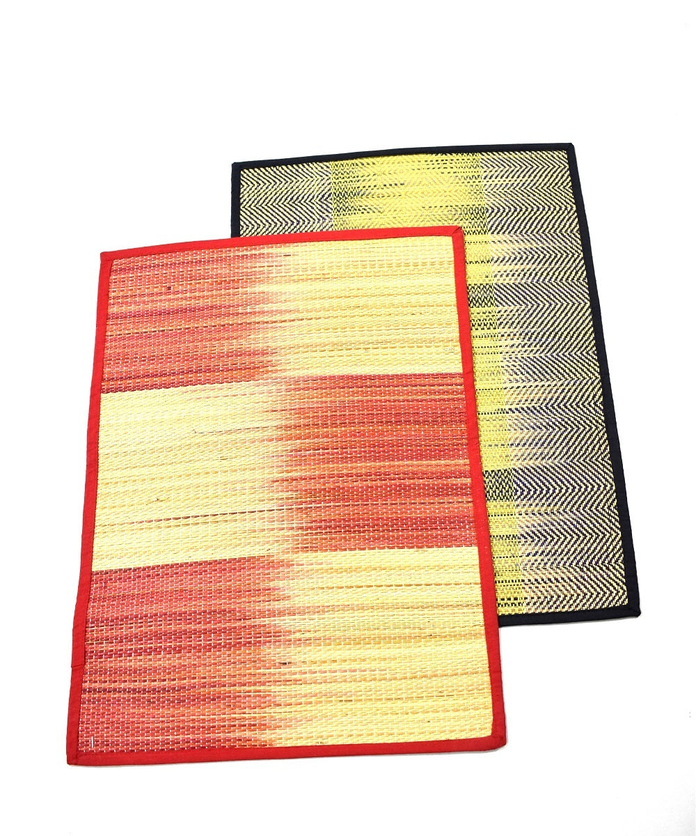 Handcrafted Eco-Friendly Table Mat Set (Colour) – 6 Placemats + 1 Table Runner