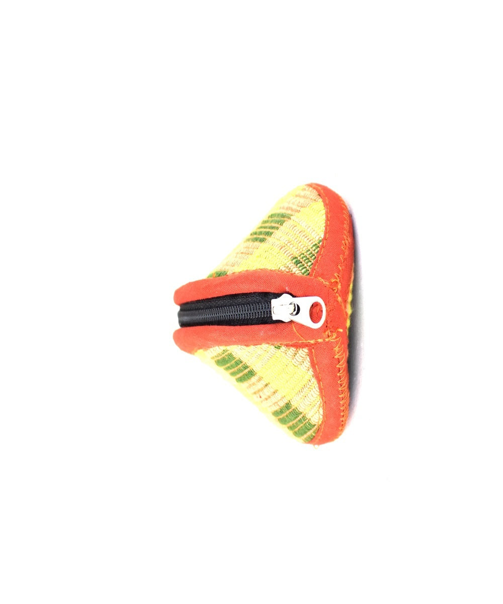 Handcrafted Eco-Friendly Coin Pouch (Triangular)