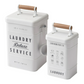 Iron Laundry Box With Spoon Set of 3