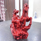 Red Galloping Horse Sculpture – Symbol of Strength & Progress
