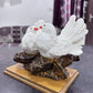 Love Birds Figurine – Handcrafted, 7 Inch