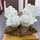 Love Birds Figurine – Handcrafted, 7 Inch