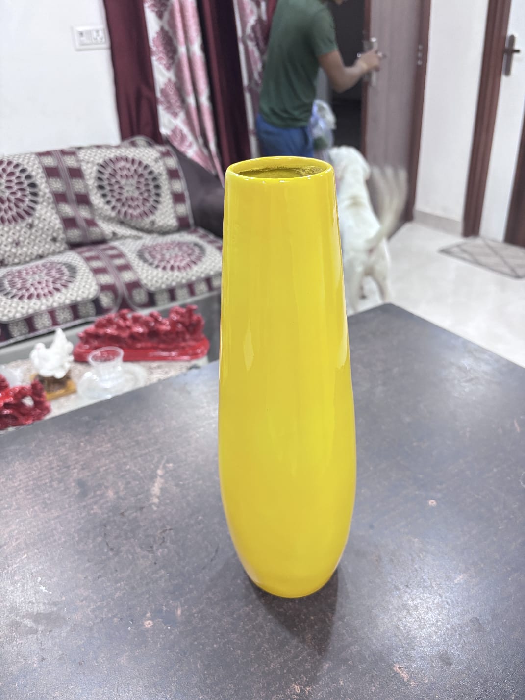 Vastu Vase Long – Handcrafted Figurine, 14 Inch