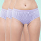 Organic Everyday Undies (Hipster) (3pc) Lavender Checks