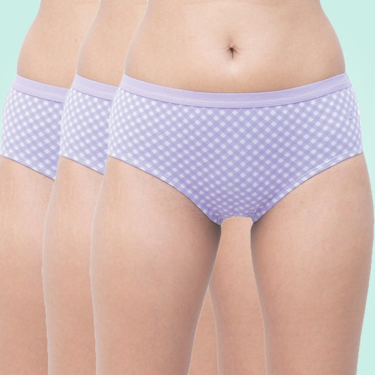 Organic Everyday Undies (Hipster) (3pc) Lavender