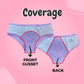 Discharge Underwear (Organic Cotton) (Hipster) Lavender Checks