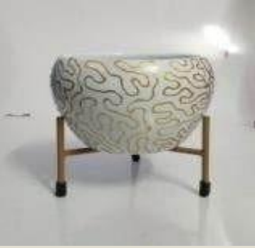 Apple Tabletop meena Pot