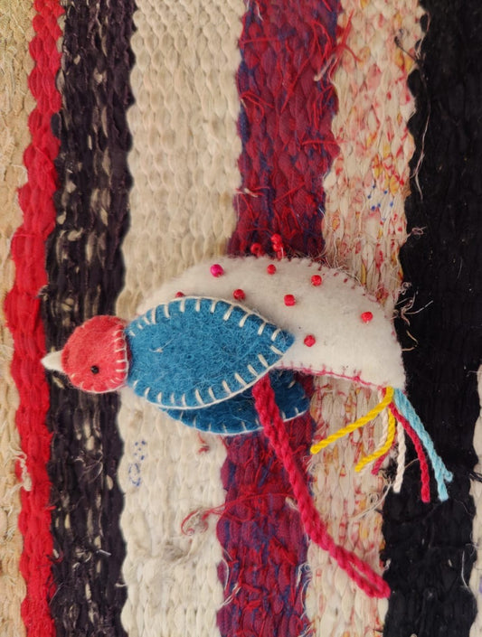 Songster Felt Keyring