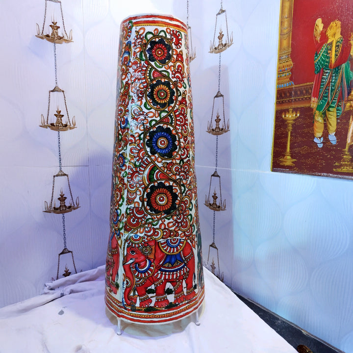 Lamp Shades  Round  Multi Colour Elephant Flowers