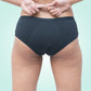 Organic Urine Leak Panty (Hipster) (1 pc)Black